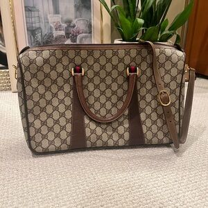 Vintage Gucci GG Small Duffle Bag